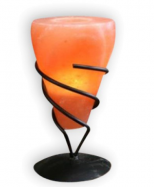 soln lampa z himalajsk soli s kovovm podstavcem - pohled 1 - www.maxitrend.cz