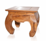 rustik�ln� d�ev�n� opium stolek z teakov�ho d�eva 1 - www.maxitrend.cz