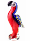 sklen�n� so�ka v murano stylu Papou�ek 1 - www.maxitrend.cz