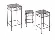 sada kovov�ch stolk� na kv�tiny 13 - www.maxitrend.cz