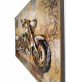 obraz s 3D motivem motorka a Route 66 - pohled 3 - www.maxitrend.cz
