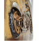 obraz s 3D motivem motorka a Route 66 - pohled 4 - www.maxitrend.cz