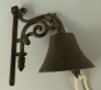 rustik�ln� litinov� zvonek na ze� 10 - pohled 2 - www.maxitrend.cz