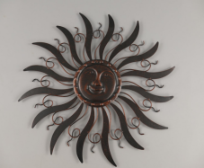 kovov dekorace ornament na ze Slunce 86 - pohled 1 - www.maxitrend.cz