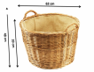 ko� na d�evo z vrbov�ho prout� 14 - pohled 2 - www.maxitrend.cz