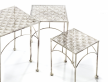sada kovov�ch stolk� na kv�tiny 17 - pohled 2 - www.maxitrend.cz