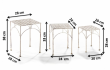 sada kovov�ch stolk� na kv�tiny 17 - pohled 4 - www.maxitrend.cz