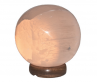 dekorativn� lampa selenit koule na mramorov�m podstavci 11 - pohled 1 - www.maxitrend.cz