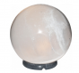 dekorativn� lampa selenit koule na mramorov�m podstavci 11 - pohled 2 - www.maxitrend.cz