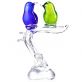 sklen�n� so�ka v murano stylu Pt��ci 14 - pohled 1 - www.maxitrend.cz
