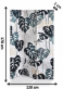 parav�n, z�st�na trojd�ln� d�evo, pl�tno Leaves 4 - pohled 4 - www.maxitrend.cz