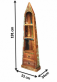 d�ev�n� sk���ka, reg�l ve tvaru lo�ky ve vintage stylu 7 - pohled 5 - www.maxitrend.cz