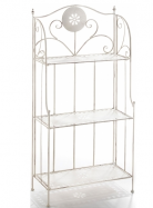 kovov� stojac� reg�l ve vintage stylu t�i police 10