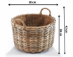 ko� na d�evo z ratanu 18 - pohled 2 - www.maxitrend.cz