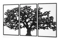 kovov� dekorace na ze� 3ks Strom 92 - pohled 1 - www.maxitrend.cz
