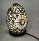 dekorativn� boho lampa z mo�sk�ch mu�l� 17 - pohled 2 - www.maxitrend.cz