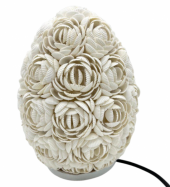 dekorativn� boho lampa z mo�sk�ch mu�l� 21