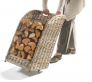 ratanov� voz�k a stojan na d�evo 58 - pohled 2 - www.maxitrend.cz
