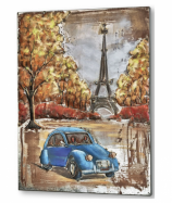 kovov� obraz s 3D motivem Amour 8 - pohled 1 - www.maxitrend.cz