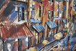 kovov� obraz s 3D motivem P��stavi�t� 9 - pohled 2 - www.maxitrend.cz