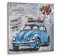 kovov� obraz s 3D motivem Beetle 10