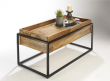 konferen�n� stolek s odn�matelnou deskou kombinace d�evo, kov 16 - pohled 3 - www.maxitrend.cz