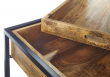 konferen�n� stolek s odn�matelnou deskou kombinace d�evo, kov 16 - pohled 4 - www.maxitrend.cz