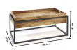 konferen�n� stolek s odn�matelnou deskou kombinace d�evo, kov 16 - pohled 5 - www.maxitrend.cz