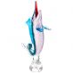 sklen�n� so�ka v murano stylu ve tvaru ryby 26 - pohled 2 - www.maxitrend.cz