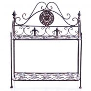 mal� kovov� reg�l se dv�ma policemi ve vintage stylu 14