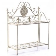 mal� kovov� reg�l se dv�ma policemi ve vintage stylu 16