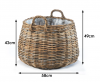 velk� ko� z �ed�ho ratanu na rostliny 8 - pohled 2 - www.maxitrend.cz