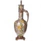 porcel�nov� karafa s bronzov�mi dopl�ky 9 - pohled 2 - www.maxitrend.cz