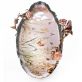 porcel�nov� miska s bronzov�mi dopl�ky 7 - pohled 2 - www.maxitrend.cz