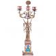 porcel�nov� sv�cen s bronzov�mi dopl�ky 9 - pohled 1 - www.maxitrend.cz