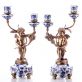 sada porcel�nov�ch sv�cn� s bronzov�mi dopl�ky 18 - pohled 1 - www.maxitrend.cz
