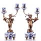 sada porcel�nov�ch sv�cn� s bronzov�mi dopl�ky 18 - pohled 2 - www.maxitrend.cz