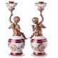 sada porcel�nov�ch sv�cn� s bronzov�mi dopl�ky 19 - pohled 2 - www.maxitrend.cz