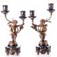 sada porcel�nov�ch sv�cn� s bronzov�mi dopl�ky 20 - pohled 1 - www.maxitrend.cz