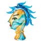 sklen�n� so�ka v murano stylu 23 - pohled 1 - www.maxitrend.cz
