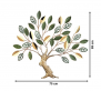 kovov� dekorace na ze� Twigs 77 - pohled 5 - www.maxitrend.cz