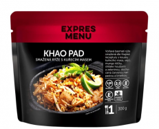 Khao Pad sma�en� r��e s ku�ec�m masem jedna porce 300g